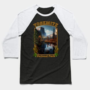 Yosemite National Park Baseball T-Shirt